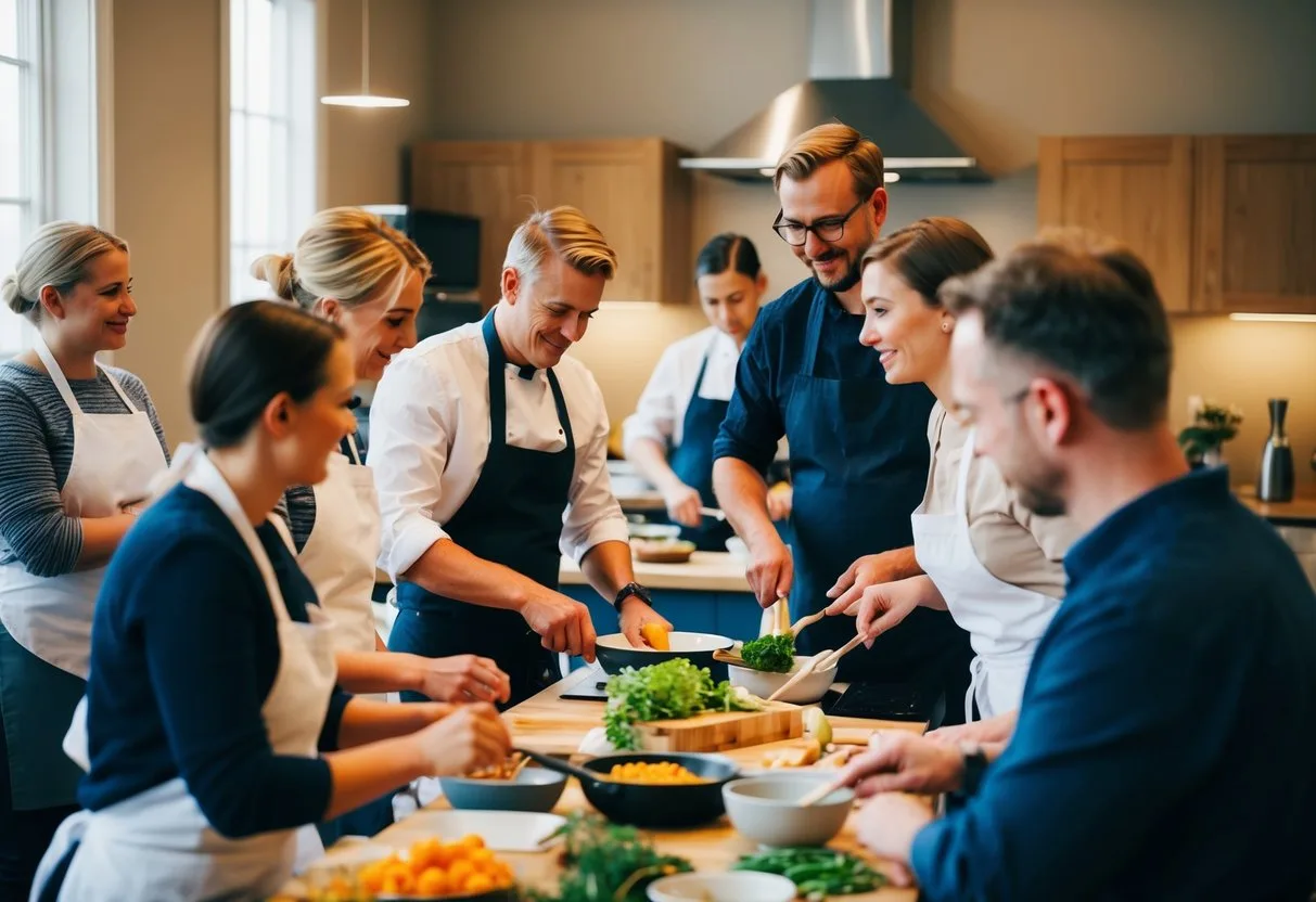 Discover nye smagsoplevelser sammen til en madlavningsklasse i Sverige