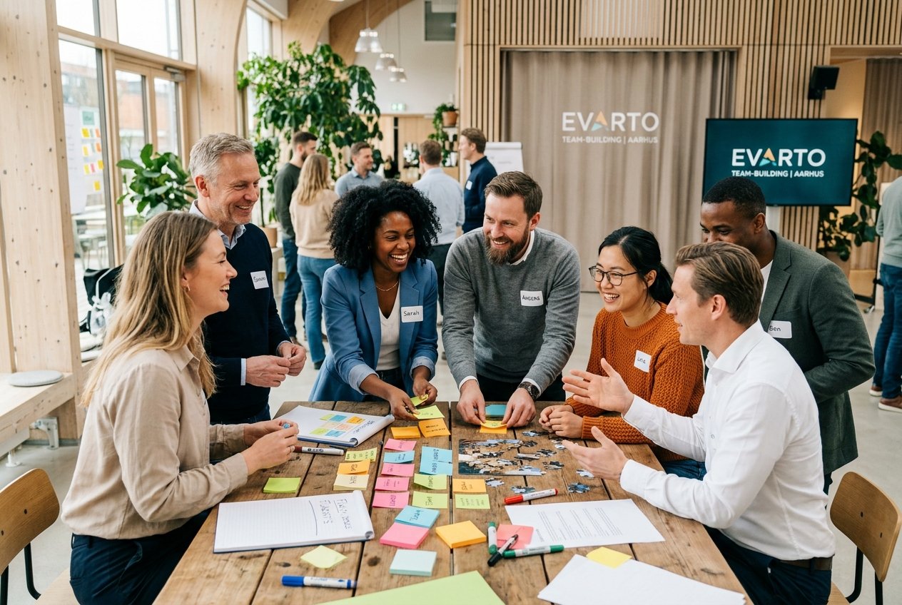 Find sjove teambuilding aktiviteter i Aarhus hos Evarto